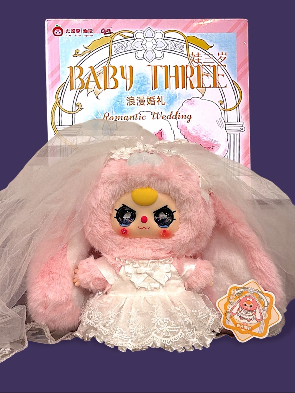 Baby Three Romantic Wedding 400% Secret Pink Bunny Bride
